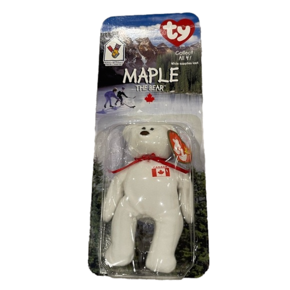 Ty “Maple” Beanie Baby new in box, 1 of 4 in collection.